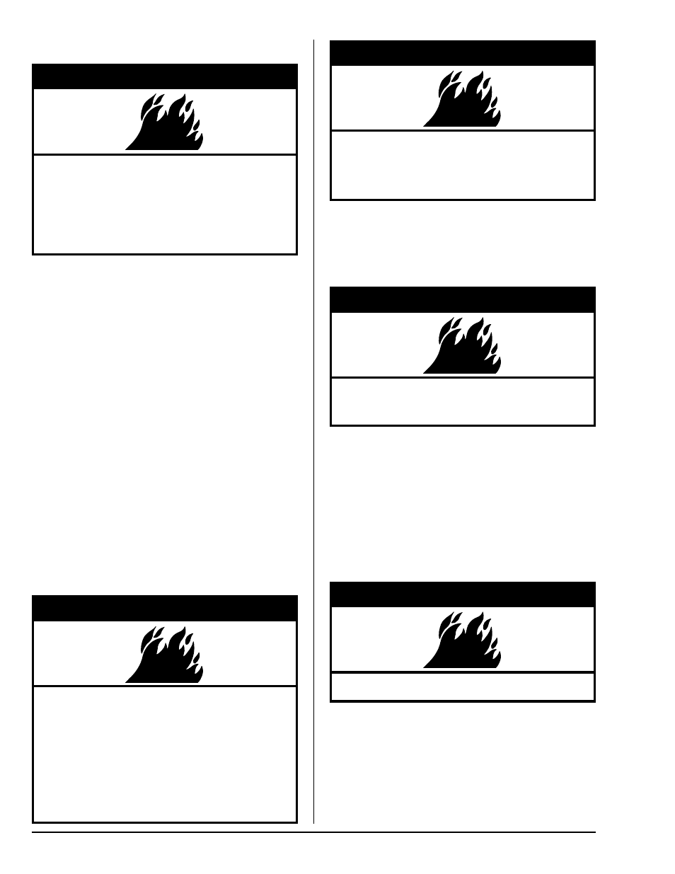 Safety precautions, Warning | American Dryer Corp. ML-130 III User Manual | Page 4 / 28