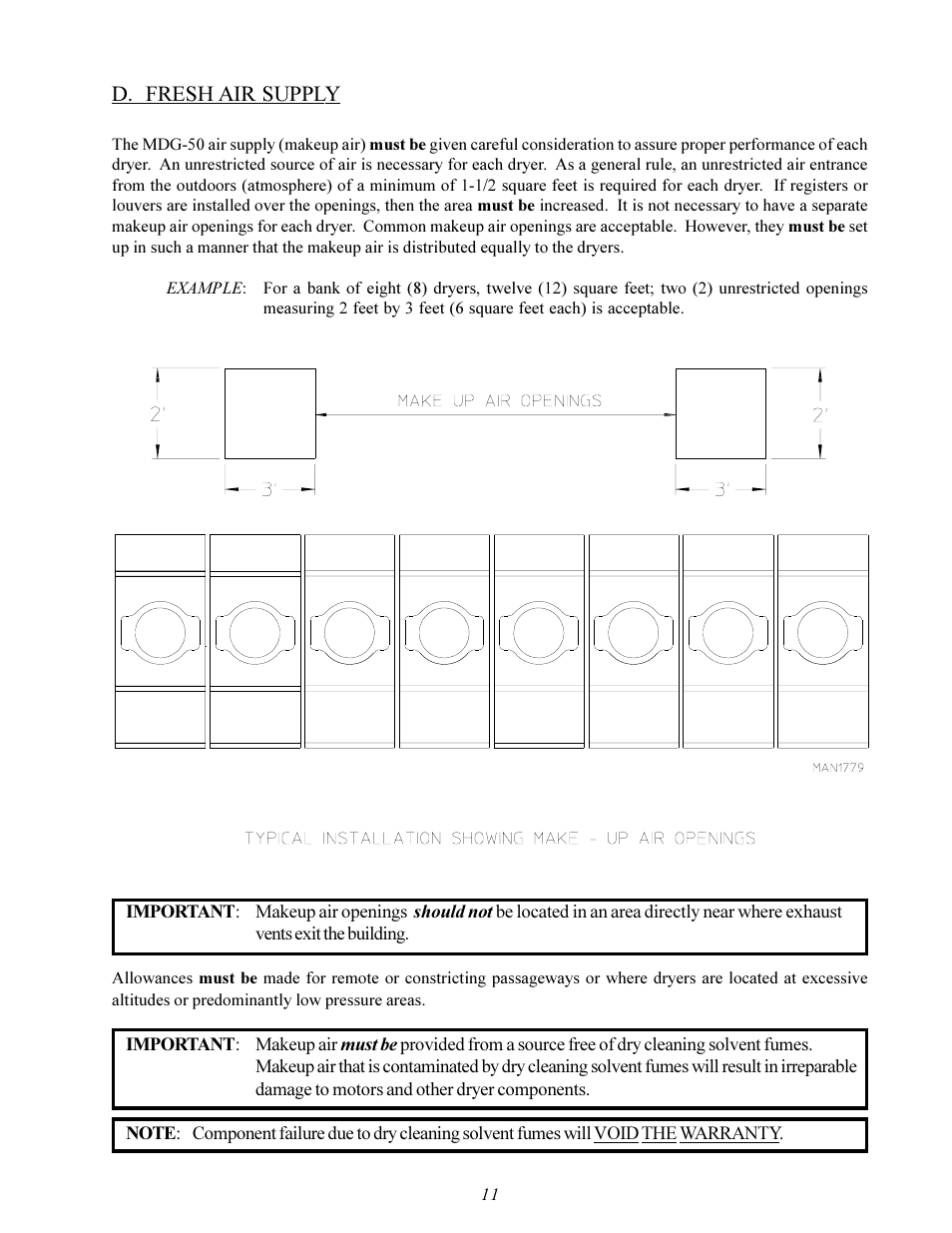 American Dryer Corp. MDG-50 User Manual | Page 15 / 55