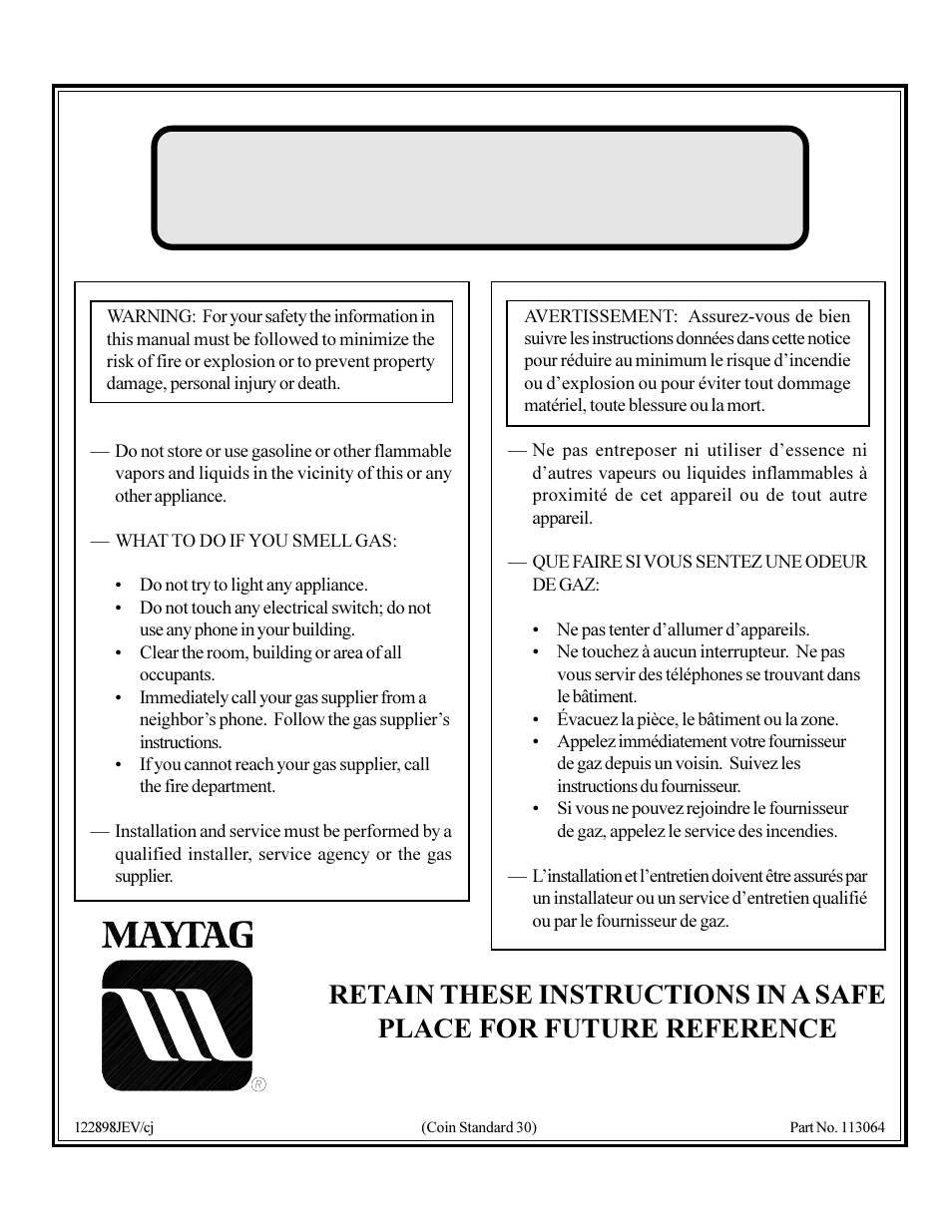 American Dryer Corp. MDG-30 User Manual | 53 pages