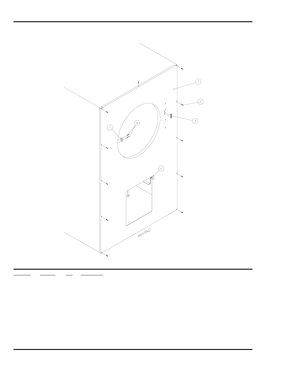 Front panel assembly, For models mfd. with plastic main door | American Dryer Corp. AD-25V User Manual | Page 18 / 56