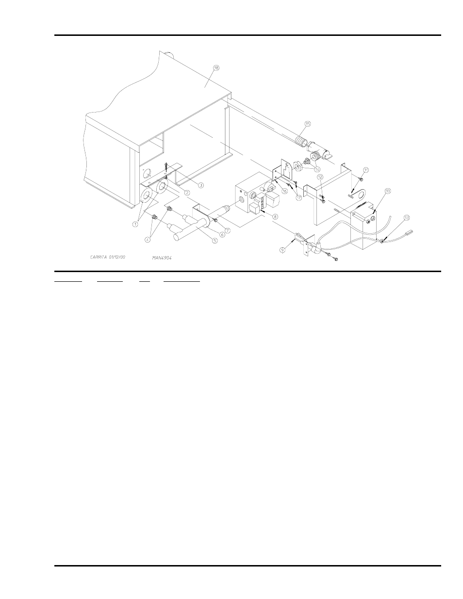 Direct spark ignition burner assembly | American Dryer Corp. AD-25V User Manual | Page 39 / 56