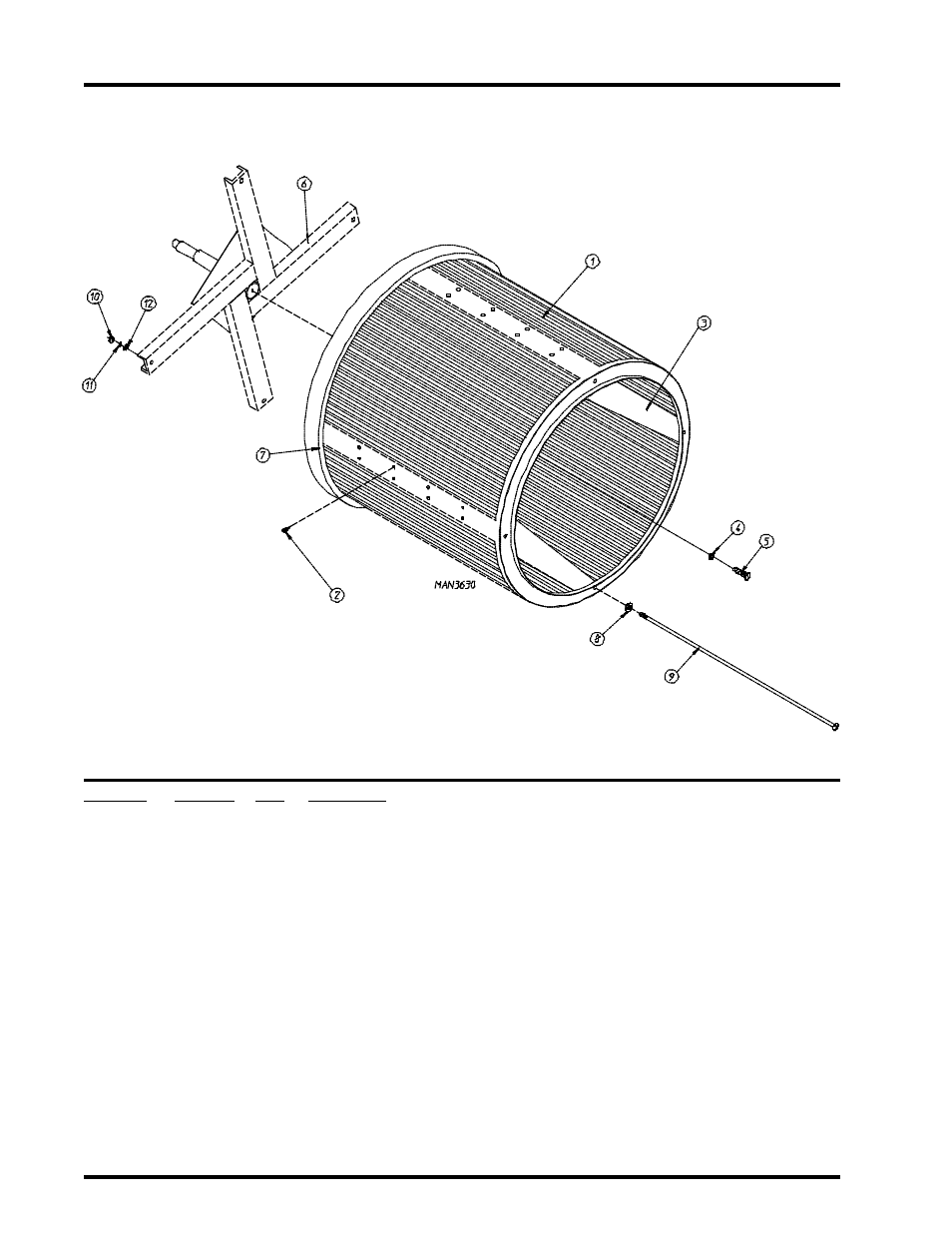 Basket (tumbler)/support assemblies | American Dryer Corp. Gas/Steam Models ML-82 User Manual | Page 10 / 26