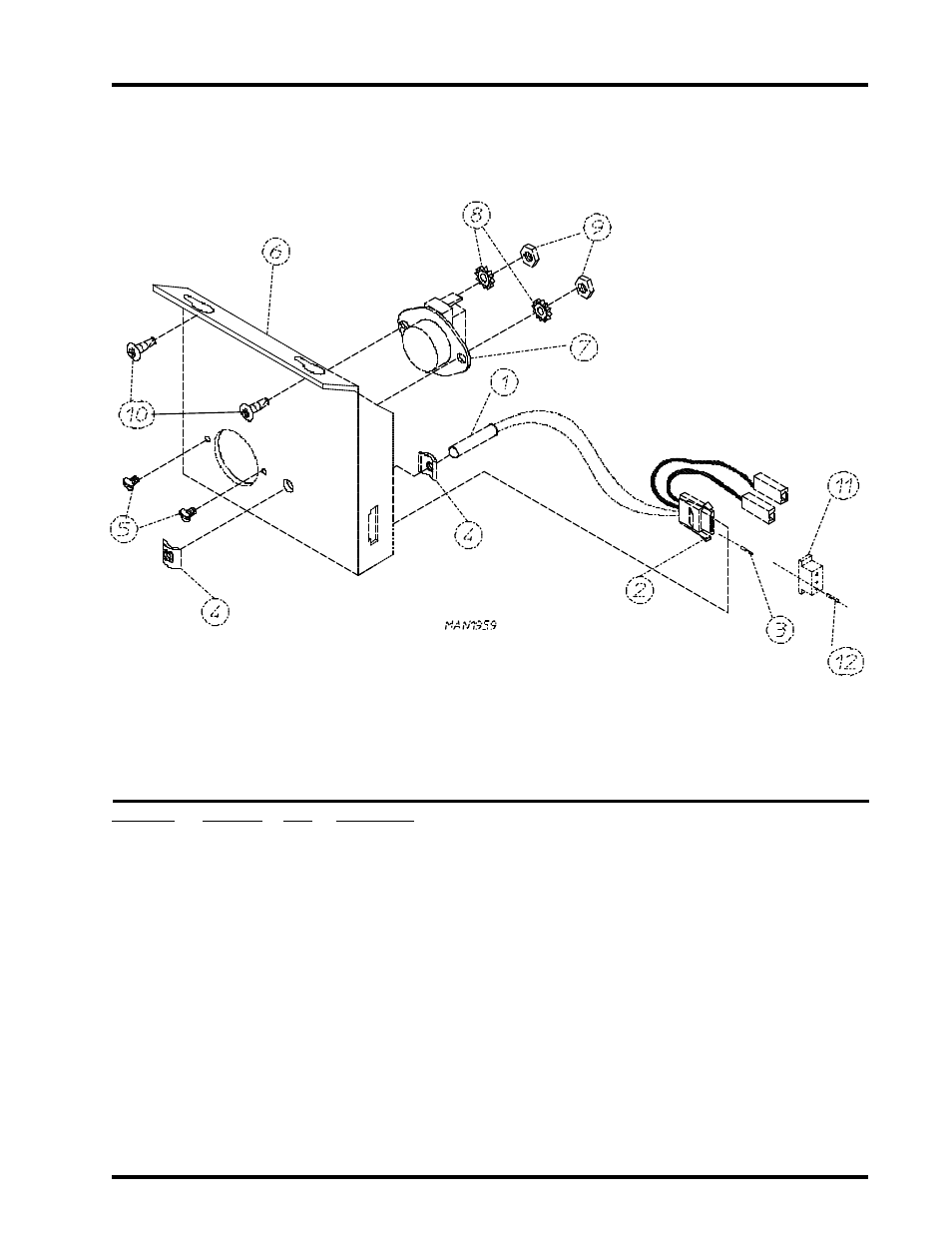 Sensor bracket assembly | American Dryer Corp. Gas/Steam Models ML-82 User Manual | Page 11 / 26