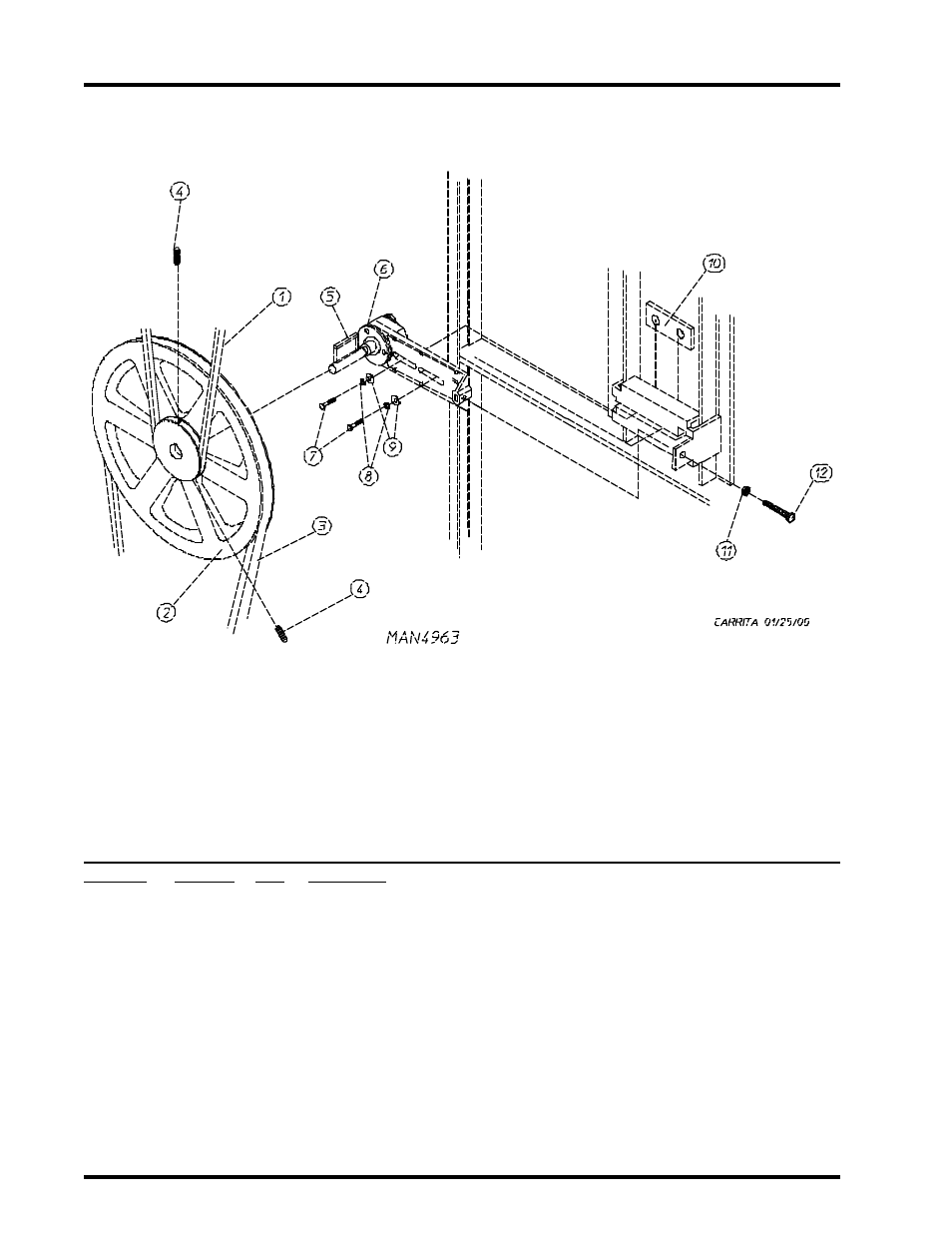 Idler bearing assembly | American Dryer Corp. Gas/Steam Models ML-82 User Manual | Page 14 / 26
