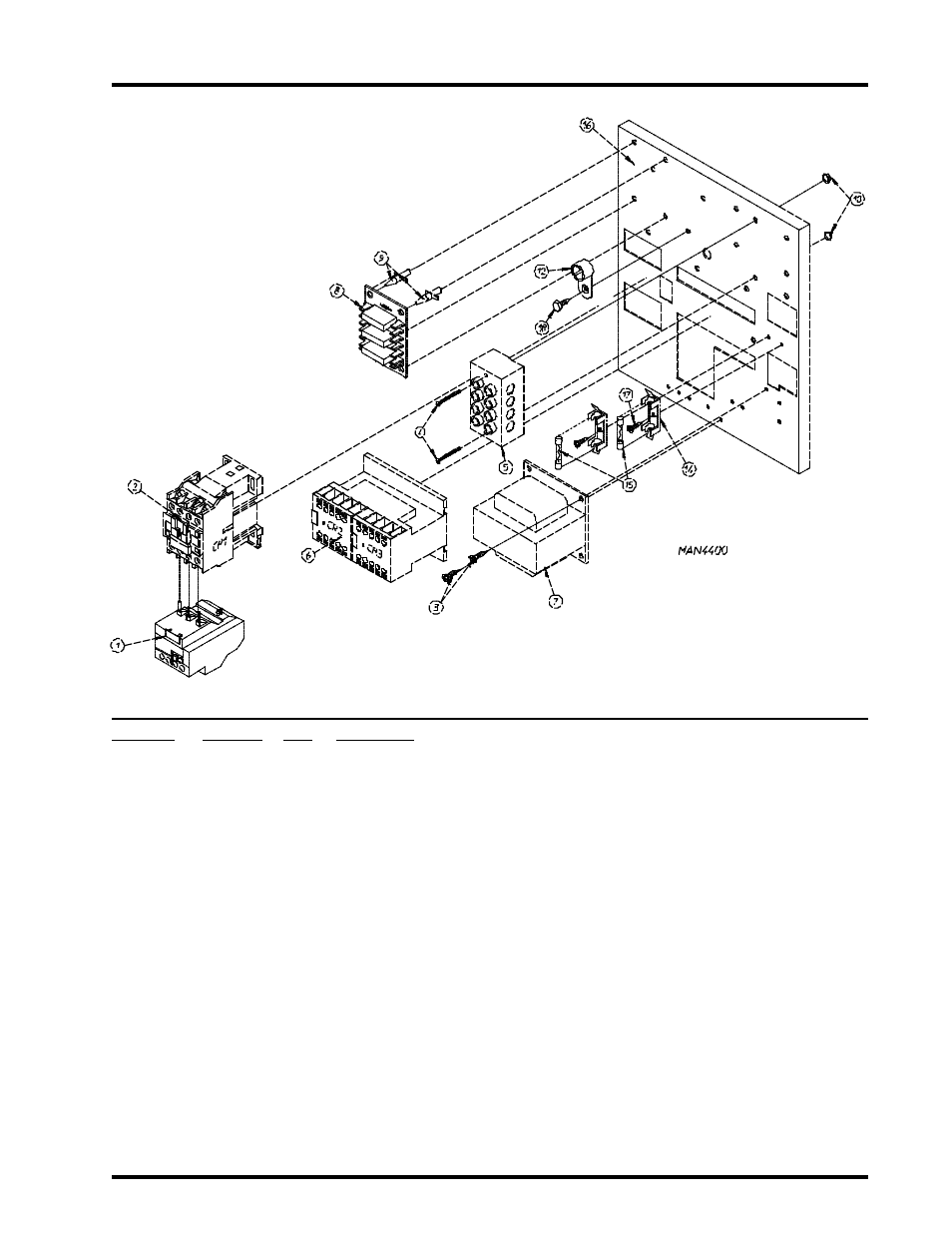 Reversing relay panel assembly | American Dryer Corp. Gas/Steam Models ML-82 User Manual | Page 23 / 26