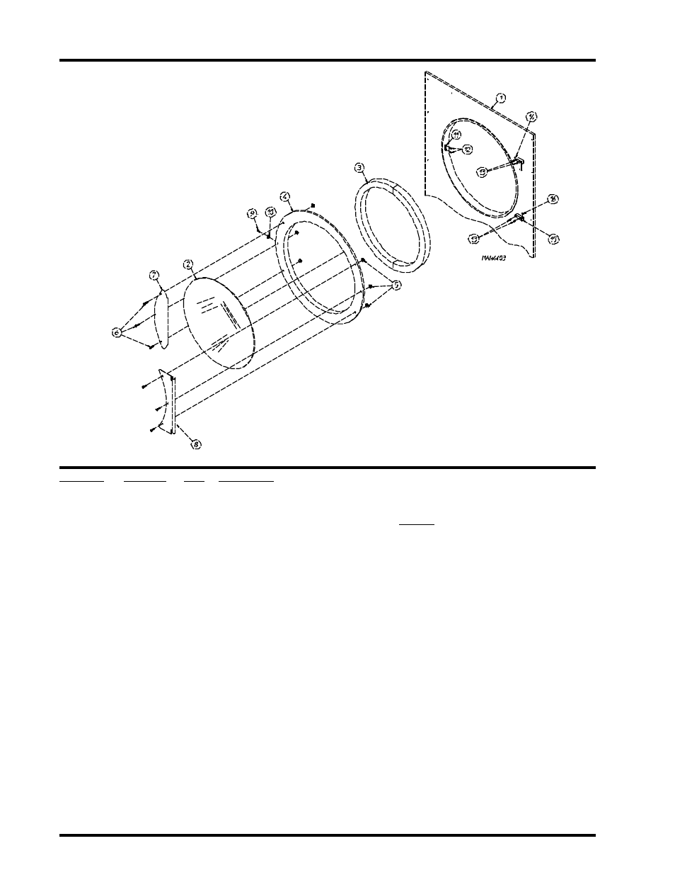Front panel/main door assemblies | American Dryer Corp. Gas/Steam Models ML-82 User Manual | Page 6 / 26