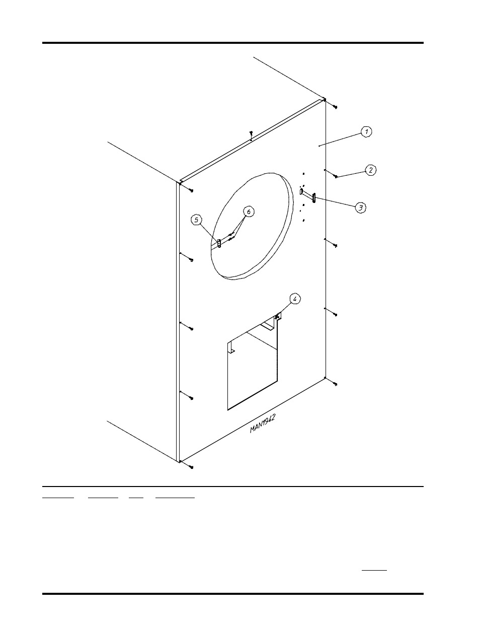 Front panel assembly | American Dryer Corp. Gas/Steam Models ML-82 User Manual | Page 8 / 26