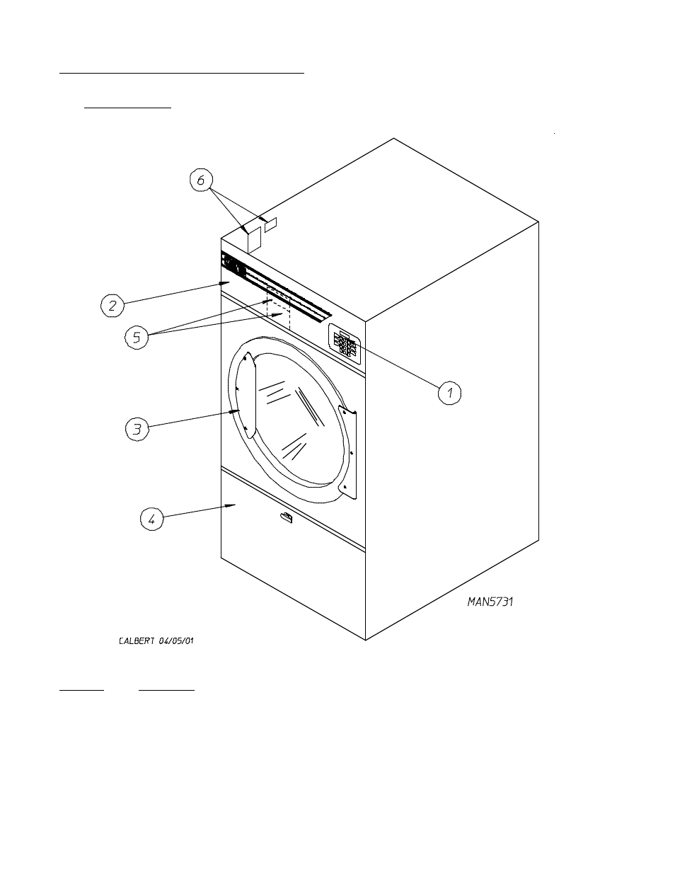 B. component identification | American Dryer Corp. ML-78II User Manual | Page 12 / 46