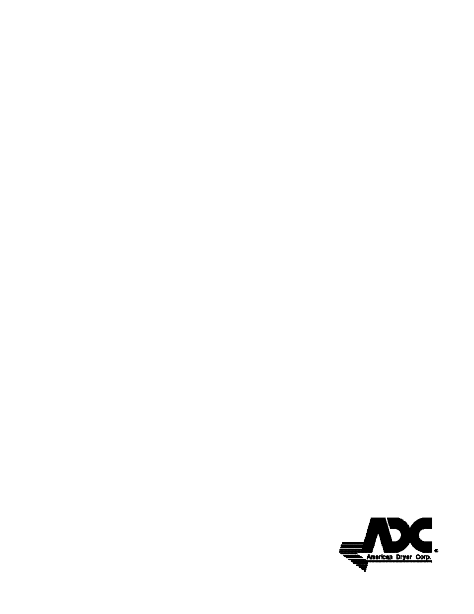 American Dryer Corp. ML-78II User Manual | Page 46 / 46