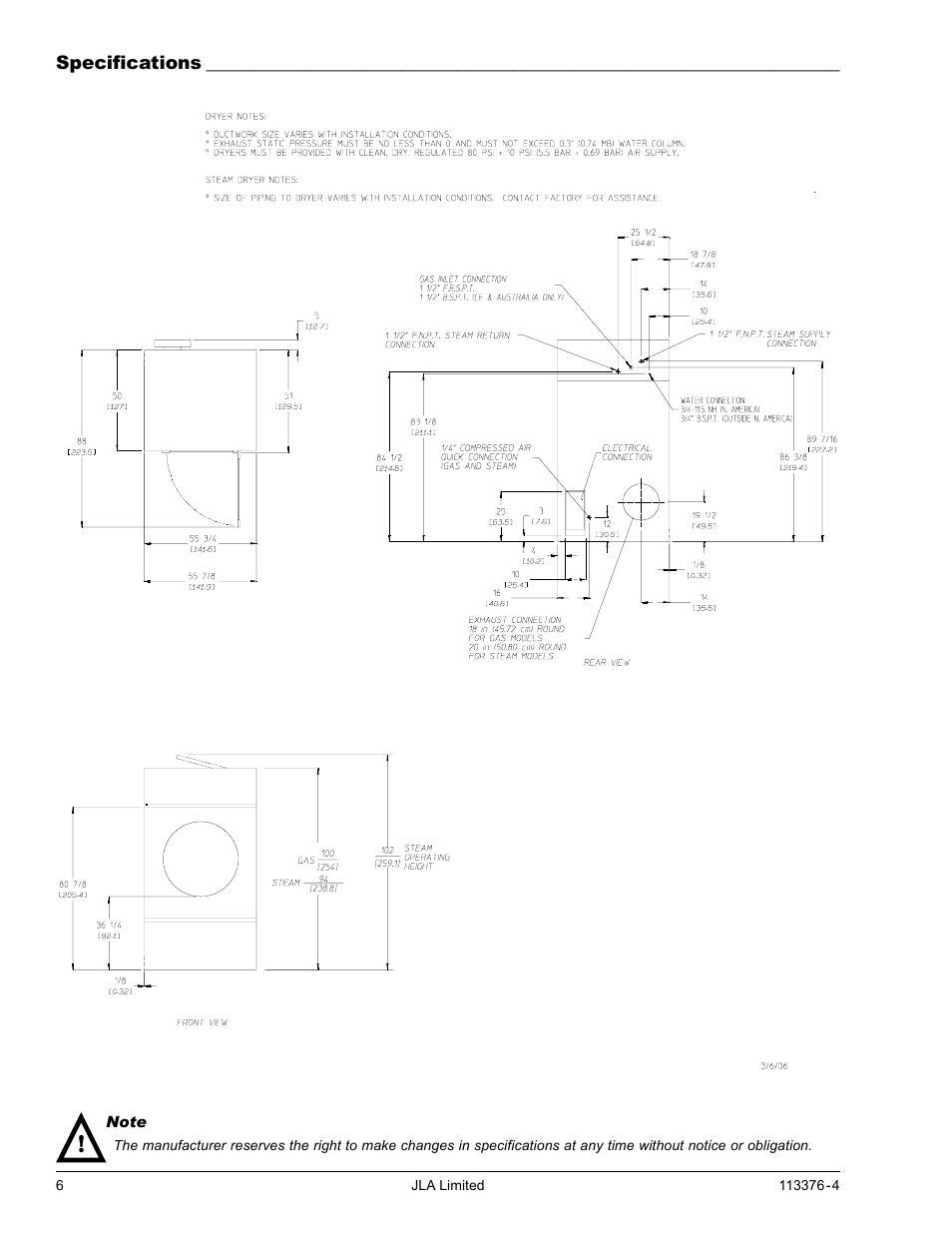 American Dryer Corp. D170 User Manual | Page 6 / 26