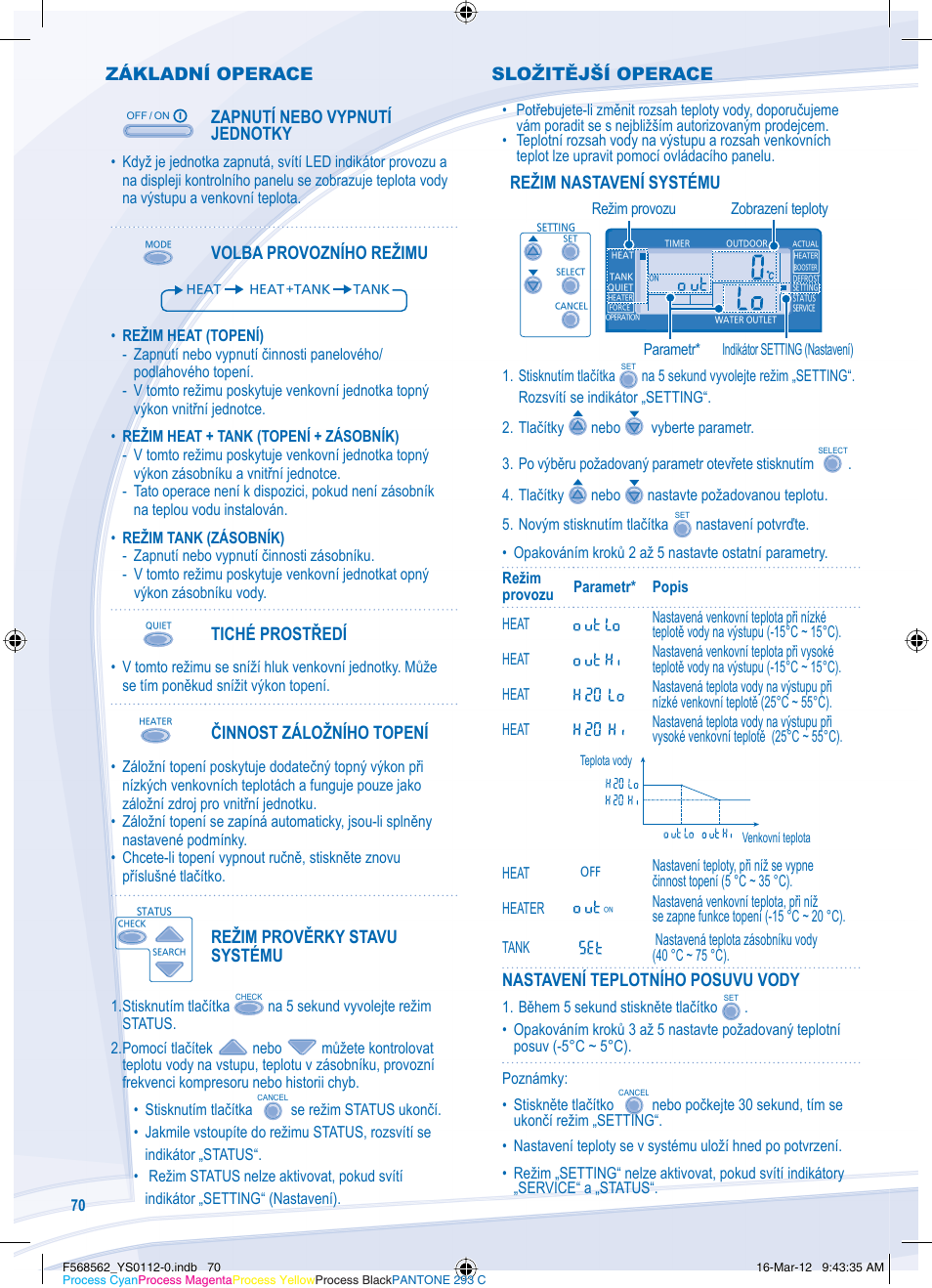 Panasonic WHSXF12D6E51 User Manual | Page 70 / 76