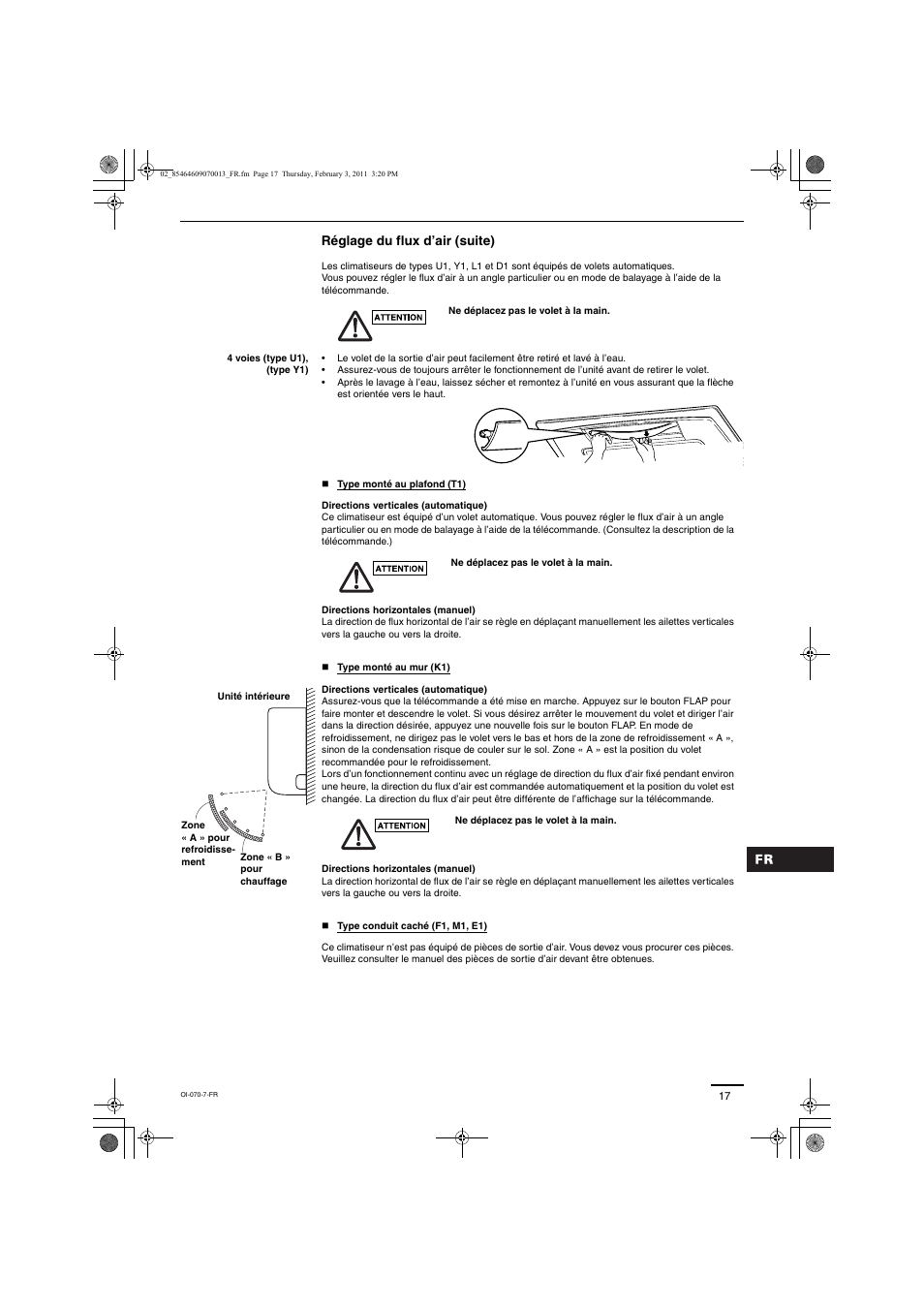 Panasonic Split System Air Conditioner User Manual | Page 17 / 80