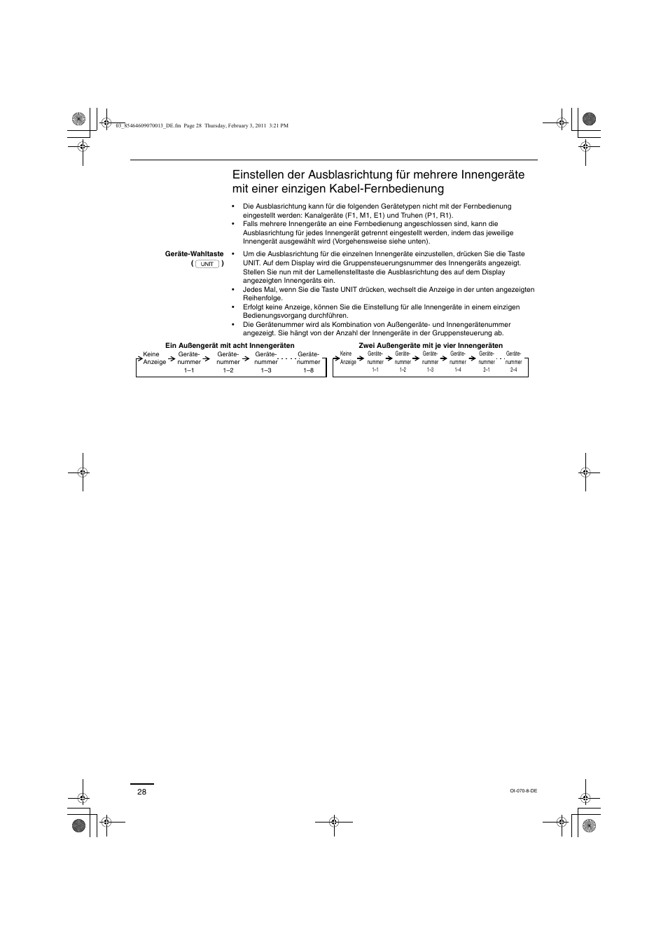 Panasonic Split System Air Conditioner User Manual | Page 28 / 80