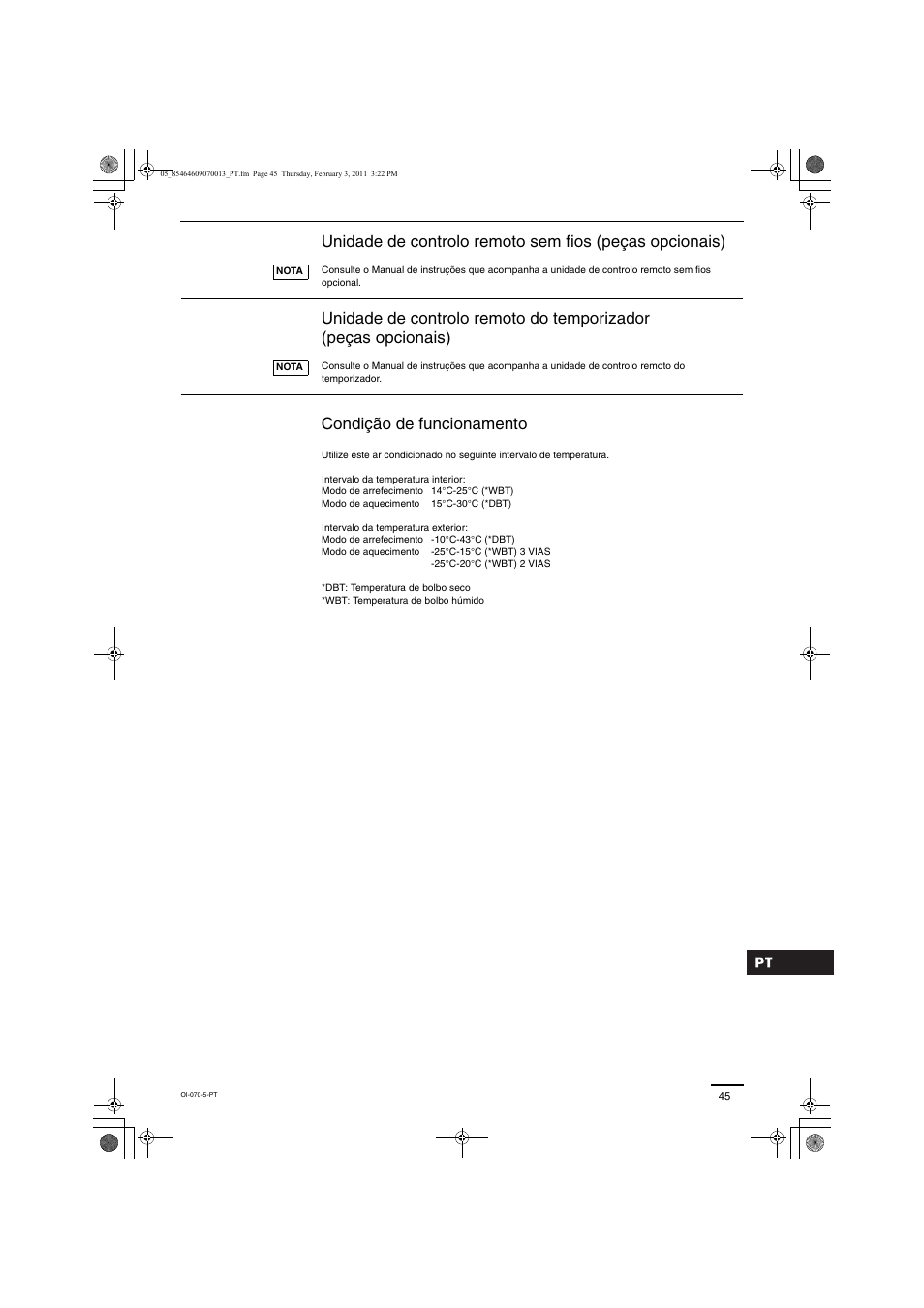 Panasonic Split System Air Conditioner User Manual | Page 45 / 80