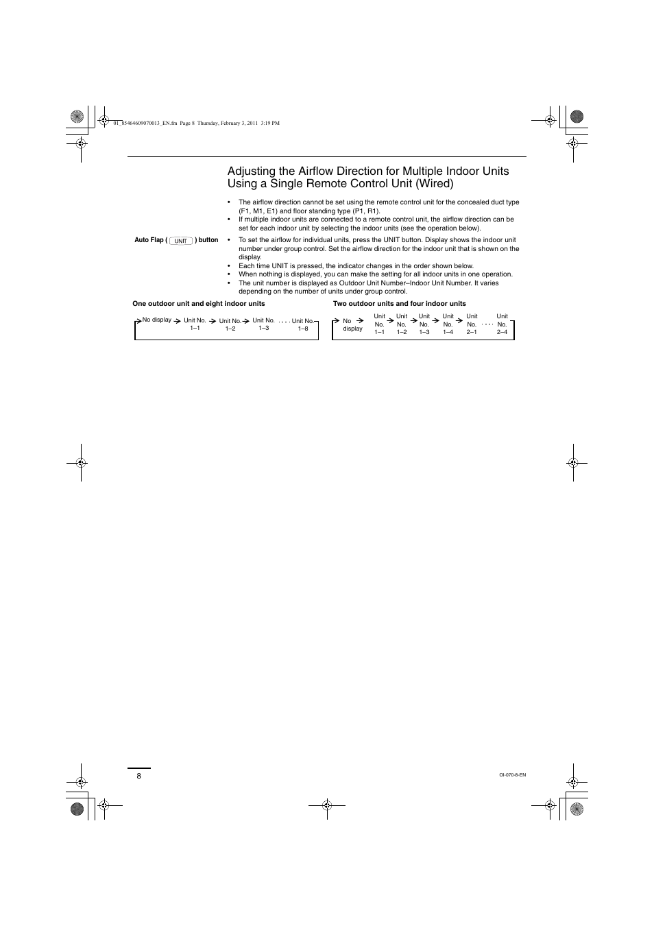 Panasonic Split System Air Conditioner User Manual | Page 8 / 80