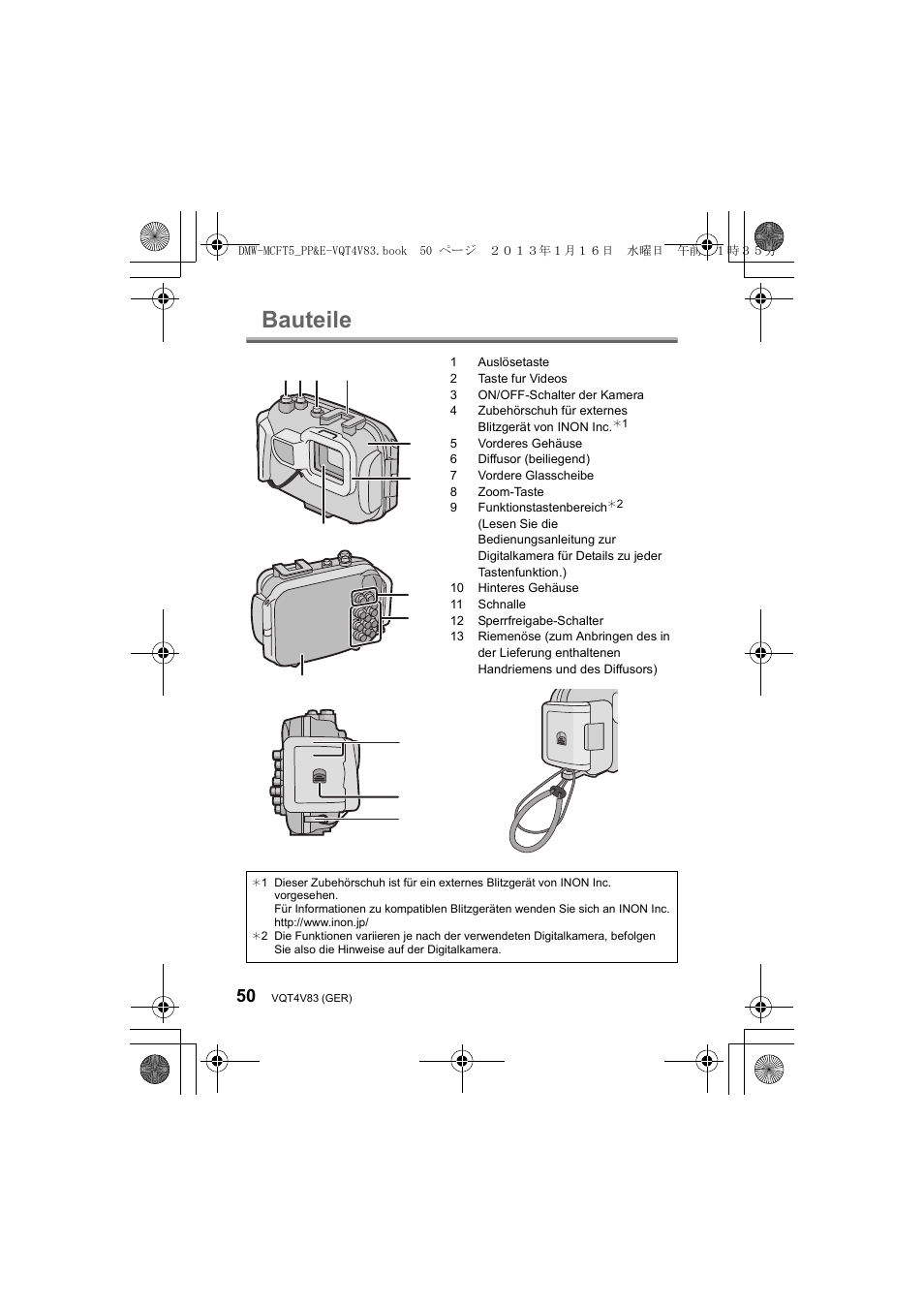 Bauteile | Panasonic DMWMCFT5E User Manual | Page 50 / 160