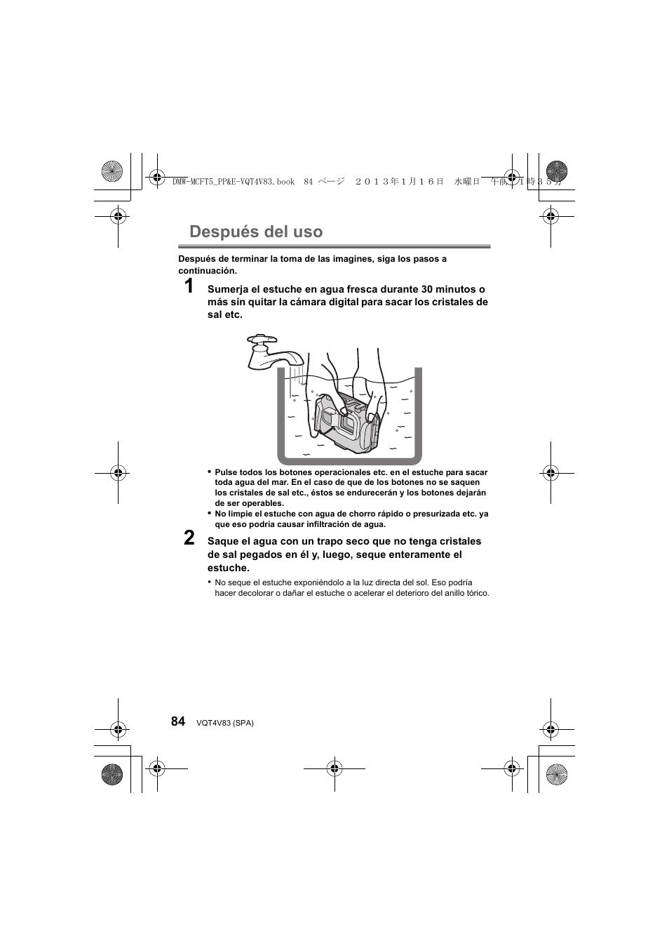 Después del uso | Panasonic DMWMCFT5E User Manual | Page 84 / 160