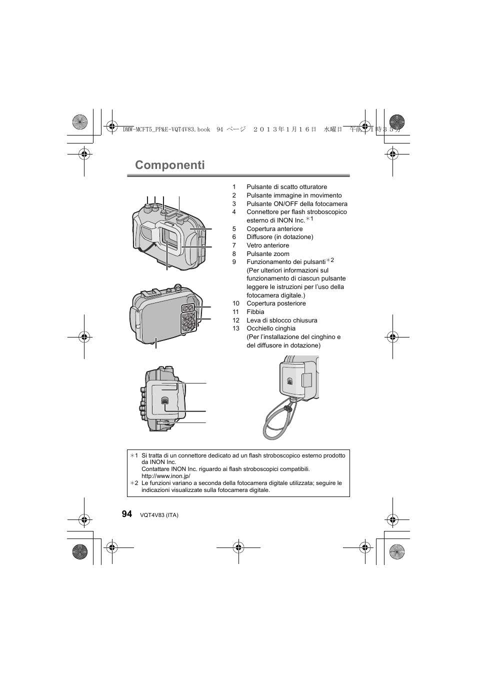 Componenti | Panasonic DMWMCFT5E User Manual | Page 94 / 160