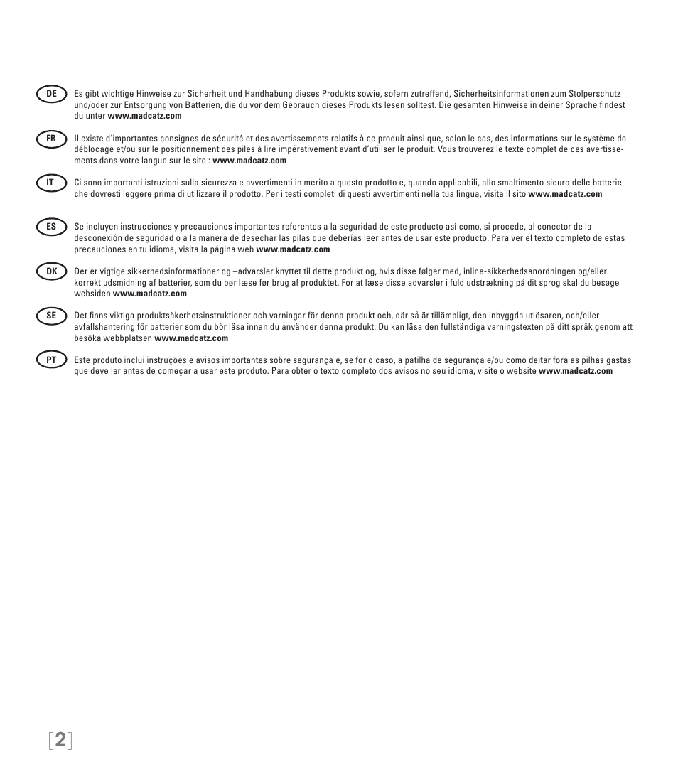 Rock Band Fender STRATOCASTER Wii User Manual | Page 2 / 35