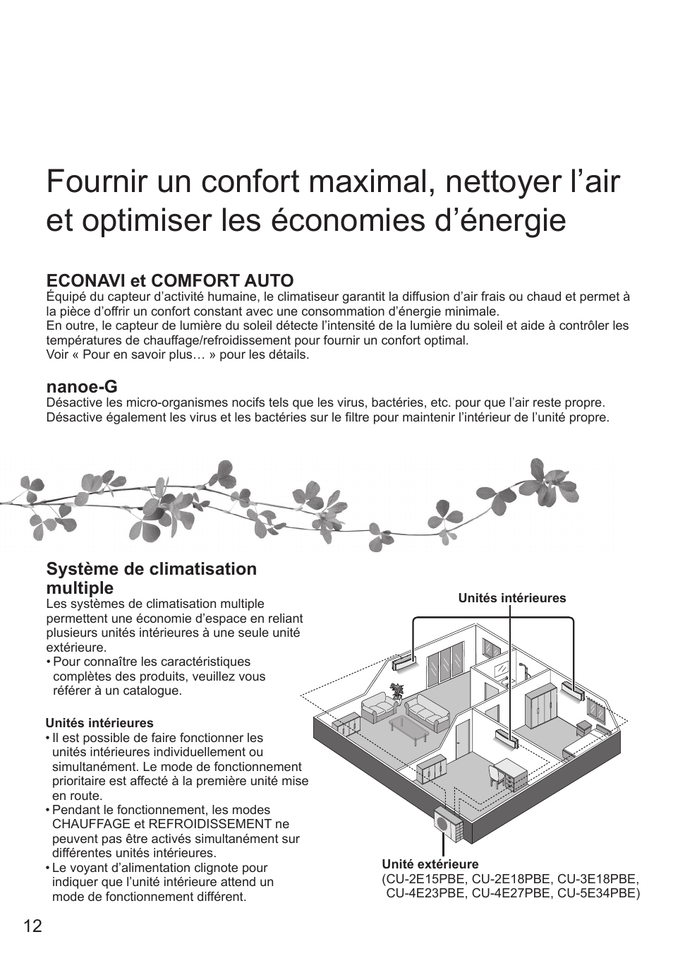 Panasonic CSE9PKEW User Manual | Page 12 / 64