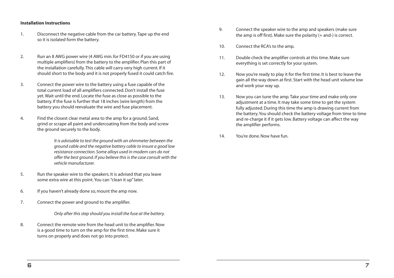 ARC Audio FD2100 User Manual | Page 4 / 10
