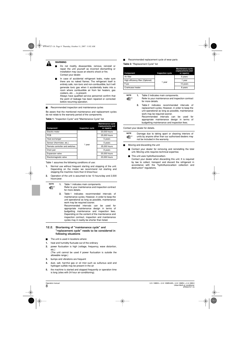 Panasonic U12ME4 User Manual | Page 10 / 76