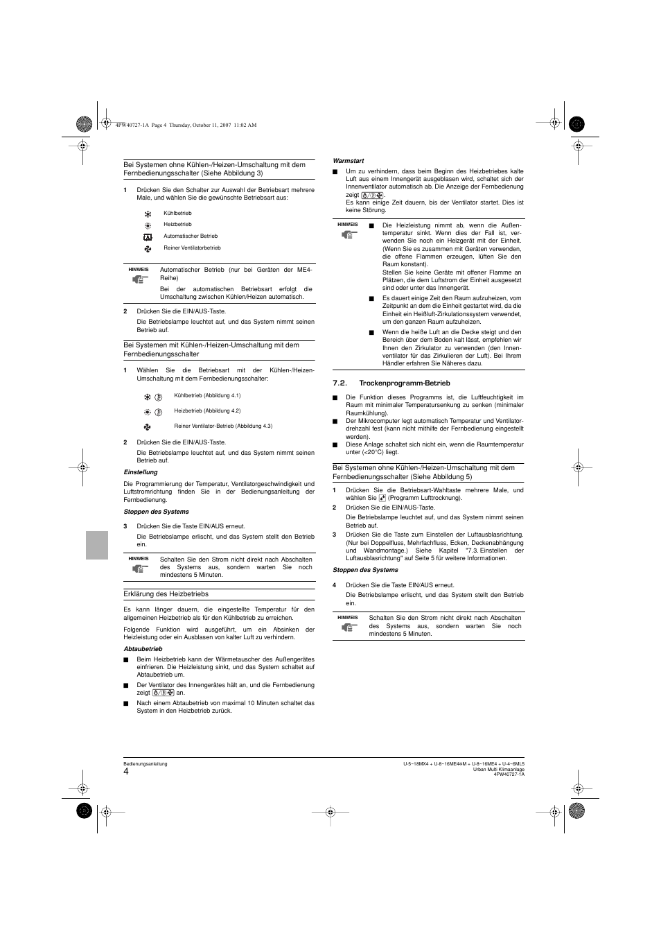 Panasonic U12ME4 User Manual | Page 14 / 76