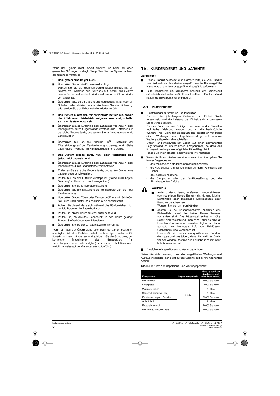 Panasonic U12ME4 User Manual | Page 18 / 76