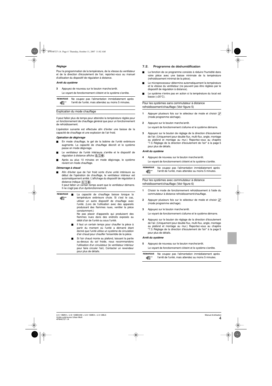 Panasonic U12ME4 User Manual | Page 23 / 76