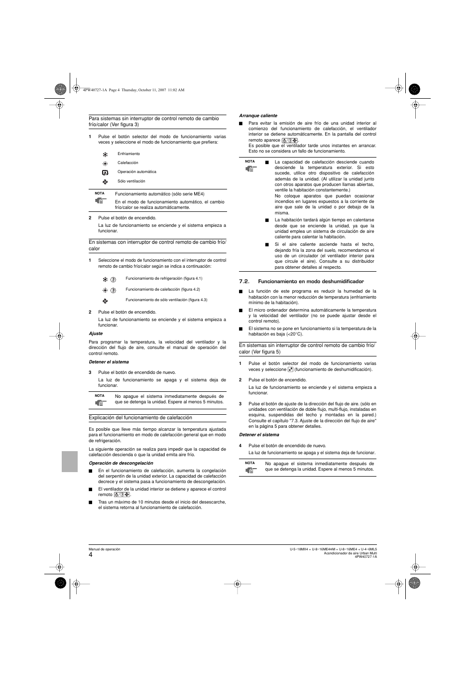 Panasonic U12ME4 User Manual | Page 40 / 76