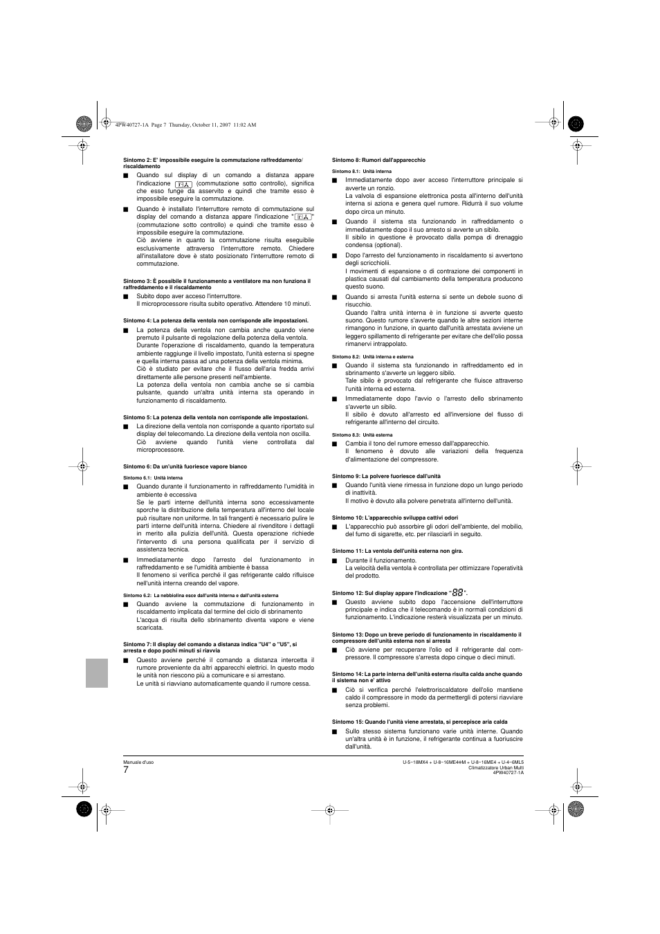 Panasonic U12ME4 User Manual | Page 52 / 76