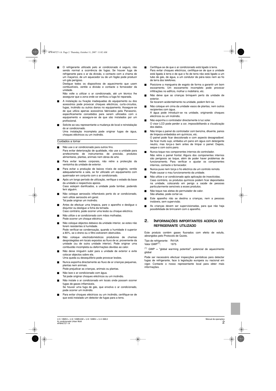 Panasonic U12ME4 User Manual | Page 65 / 76