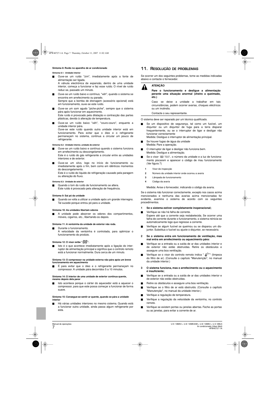 Panasonic U12ME4 User Manual | Page 70 / 76