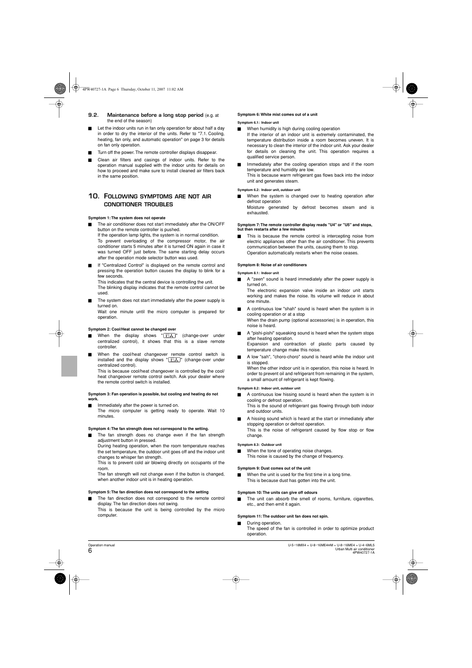 Panasonic U12ME4 User Manual | Page 8 / 76