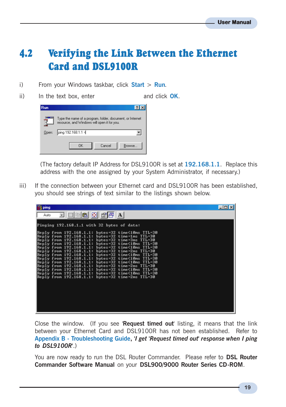 Aztech Systems DSL9100R User Manual | Page 19 / 32