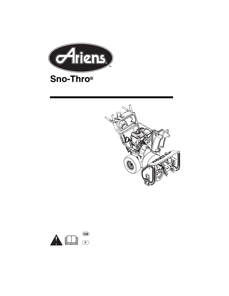 Ariens Sno-Thro 921012 User Manual | 44 pages