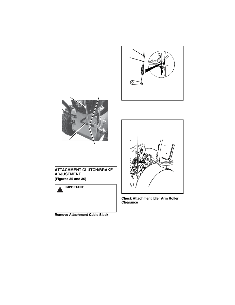 D. stop unit, E. shift speed selector into first reverse speed, G. shut off unit | Ariens Sno-Thro 921012 User Manual | Page 30 / 44