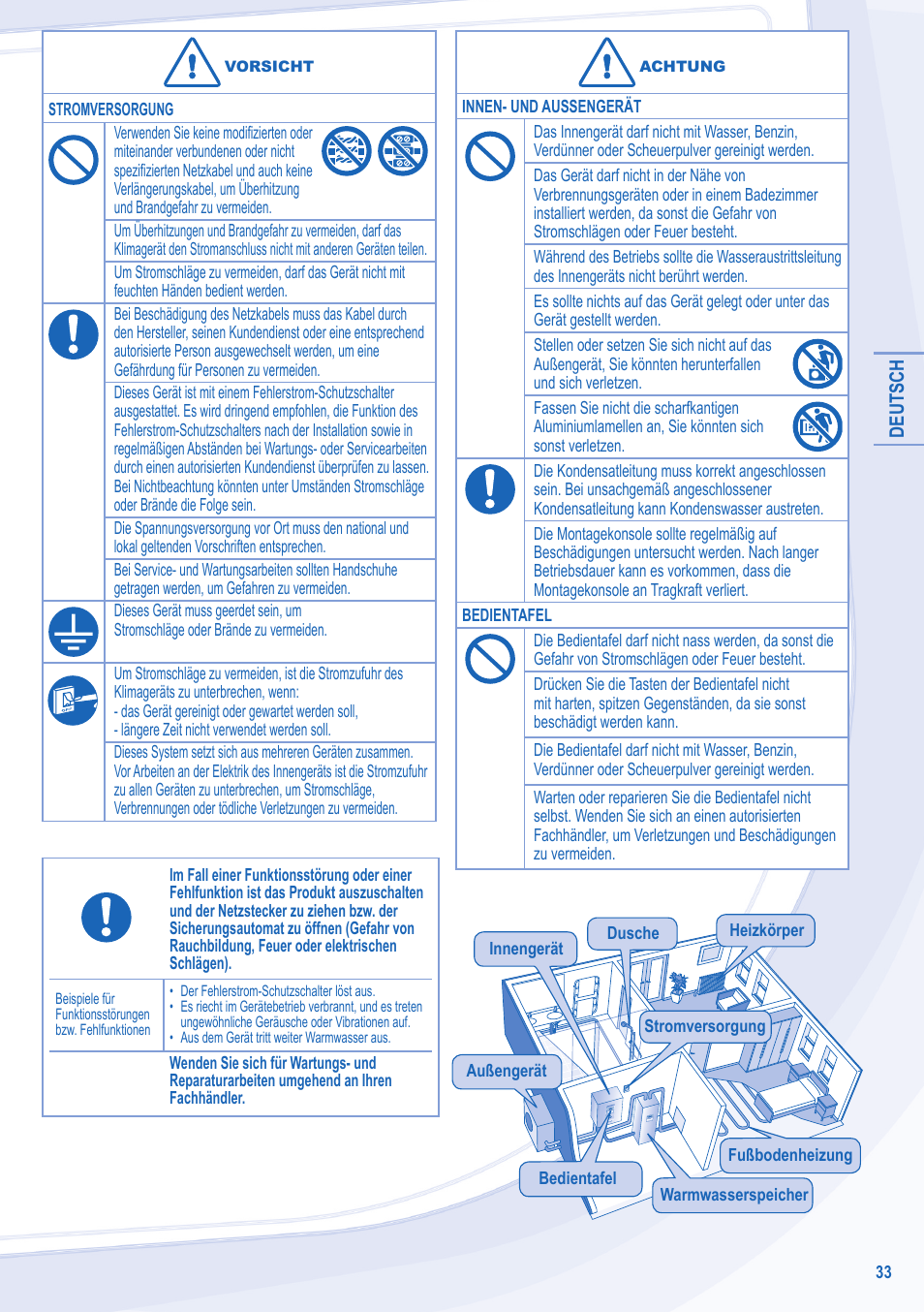 Panasonic WHSDC14C9E8 User Manual | Page 33 / 92