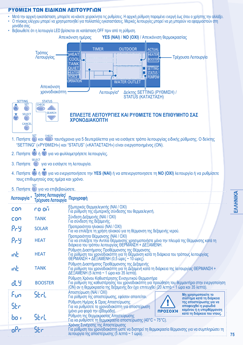 Panasonic WHSDC14C9E8 User Manual | Page 75 / 92