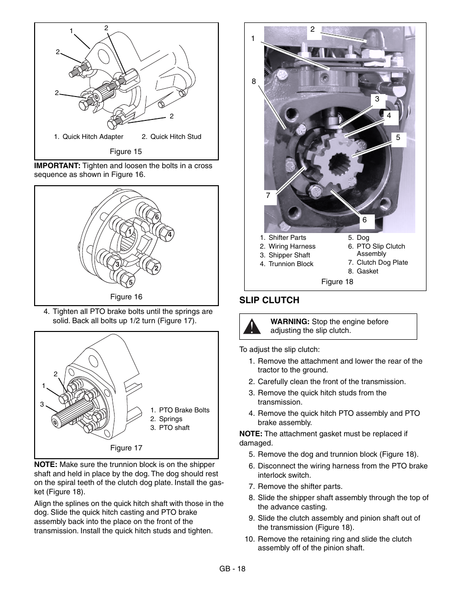 Ariens 985115 User Manual | Page 18 / 24