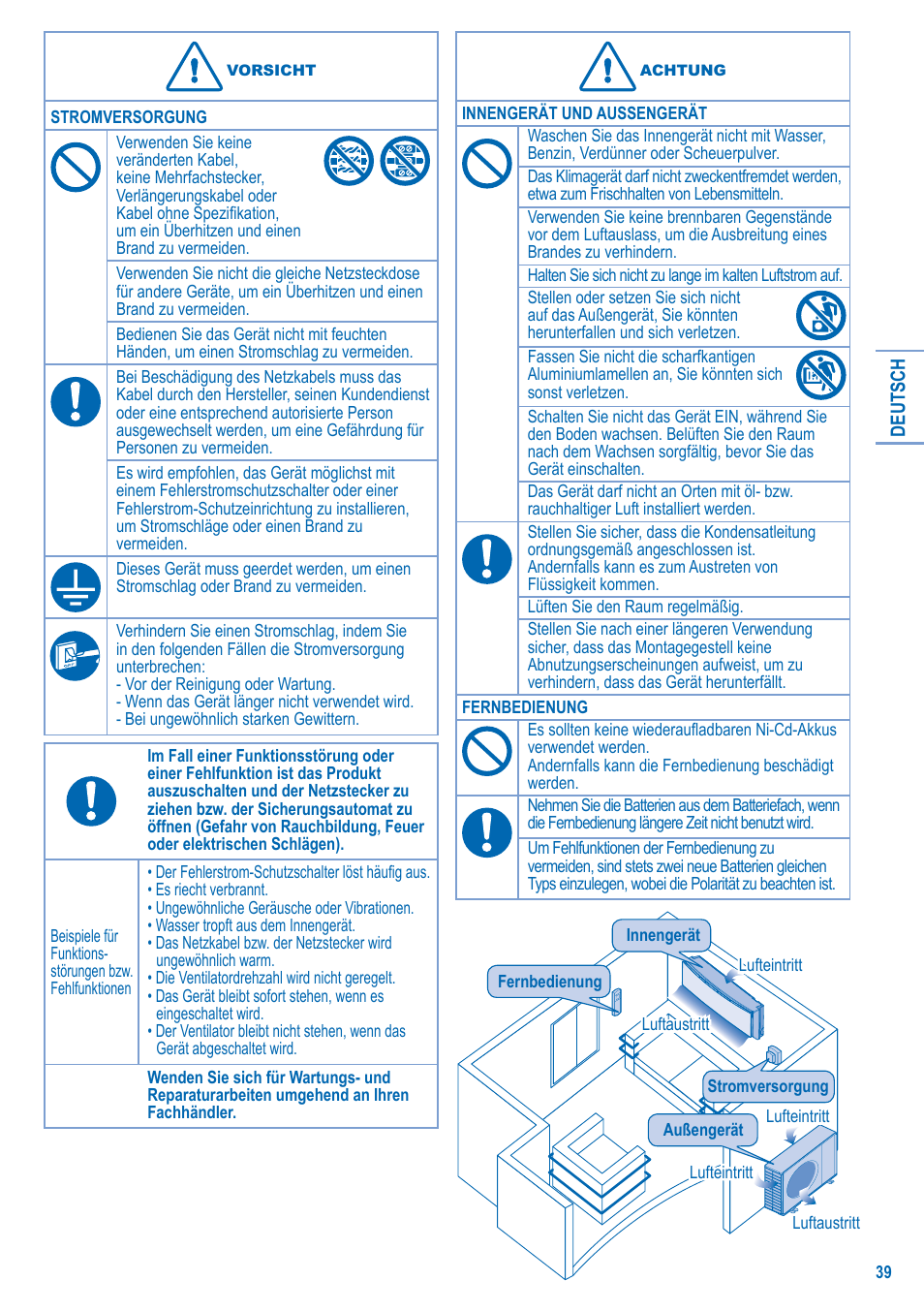 Panasonic U5LA1E5 User Manual | Page 39 / 112