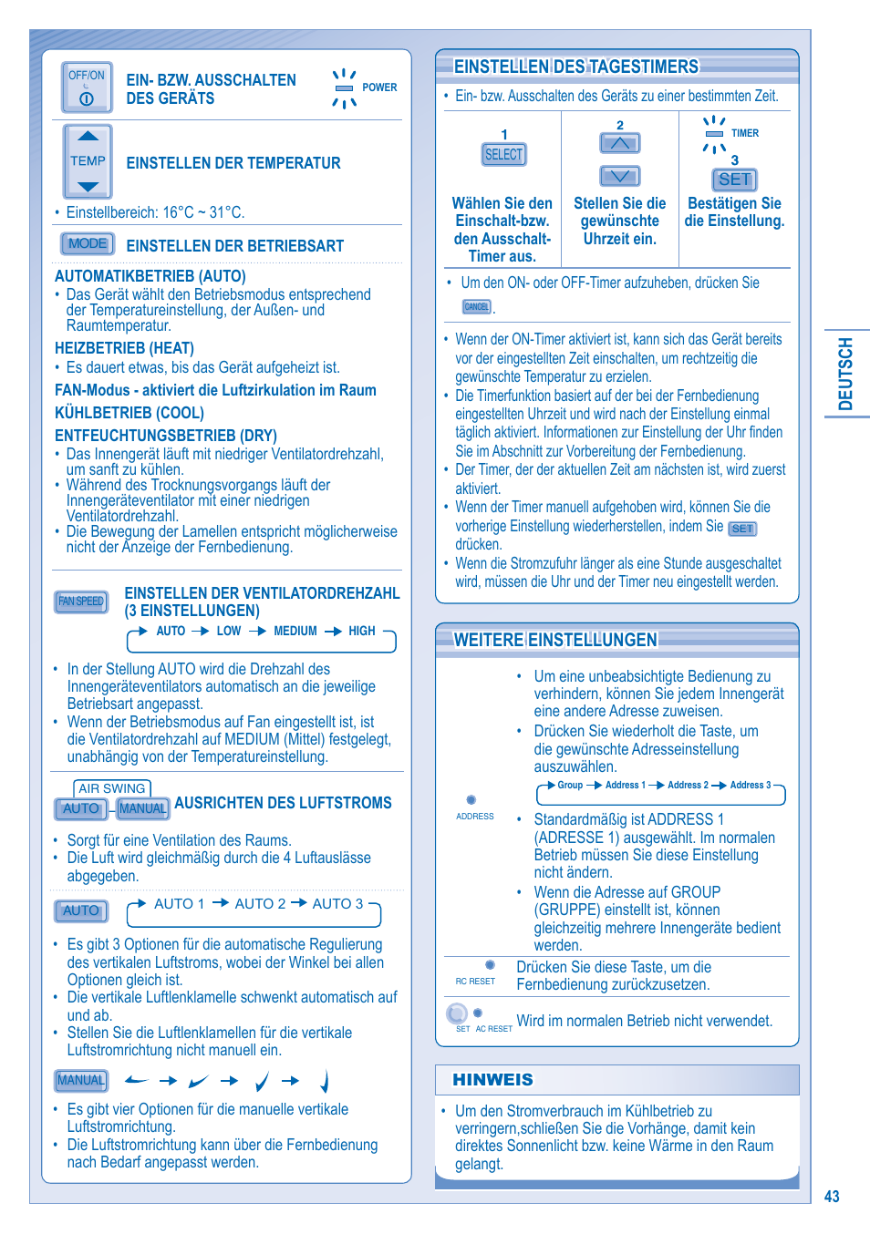 Panasonic U5LA1E5 User Manual | Page 43 / 112