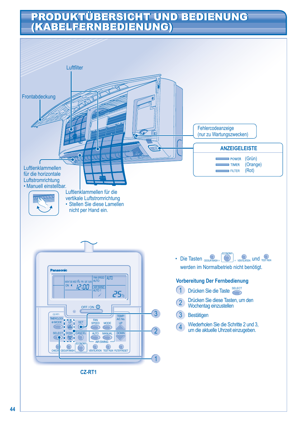 Panasonic U5LA1E5 User Manual | Page 44 / 112