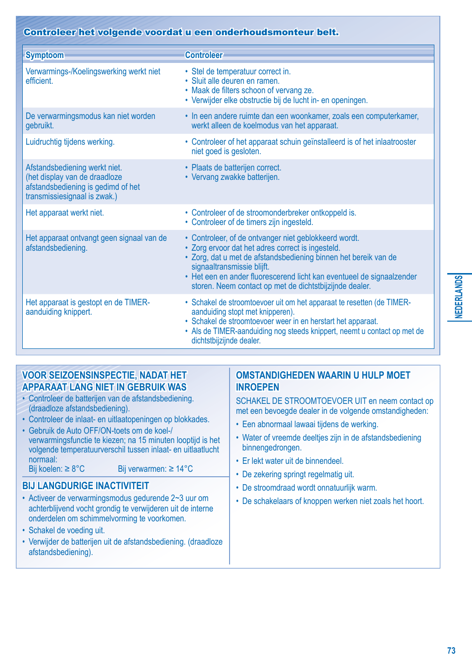 Panasonic U5LA1E5 User Manual | Page 73 / 112