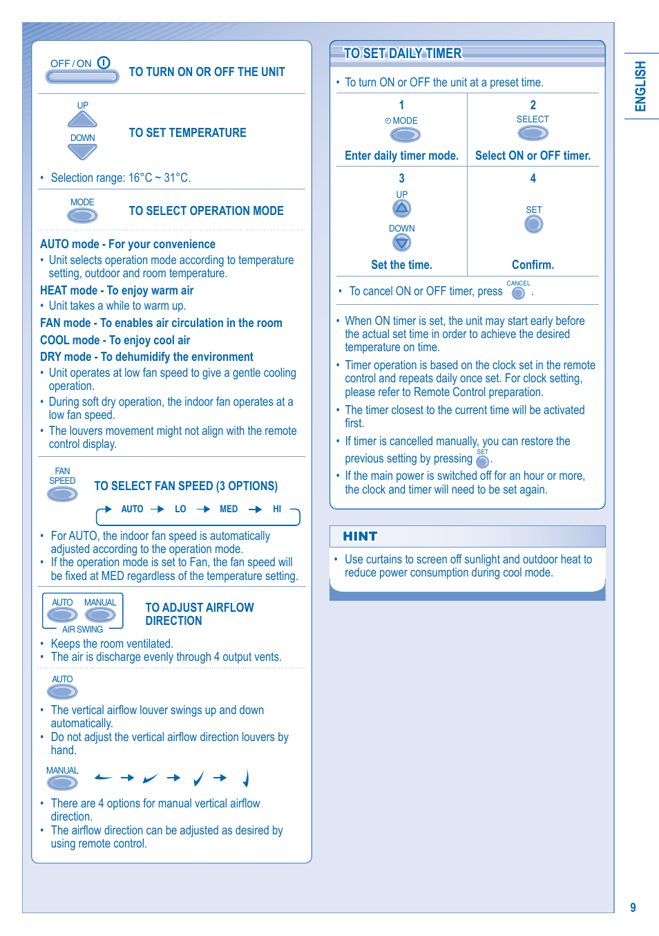 Panasonic U5LA1E5 User Manual | Page 9 / 112