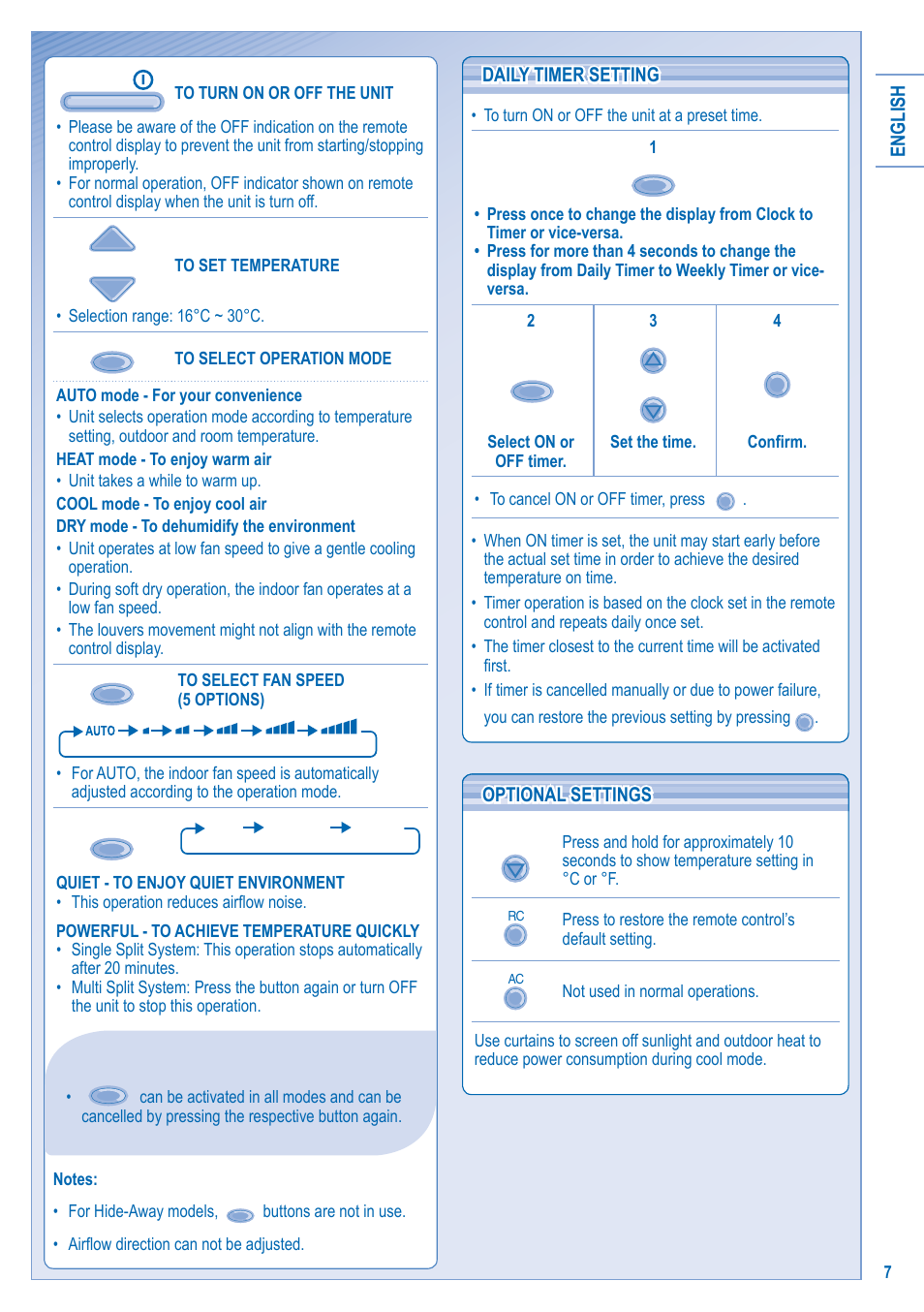 Panasonic CSE10KD3EA User Manual | Page 7 / 92