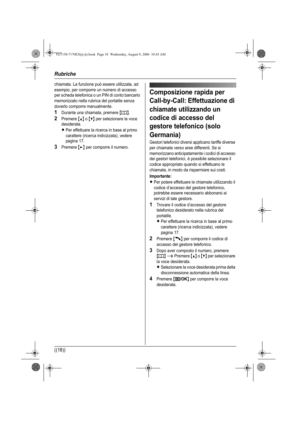 Panasonic KXTG7150EX User Manual | Page 126 / 216