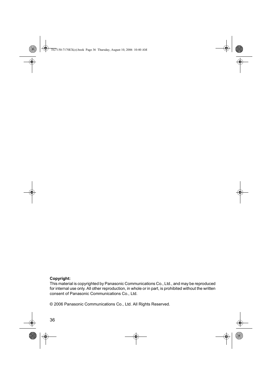 Panasonic KXTG7150EX User Manual | Page 36 / 216