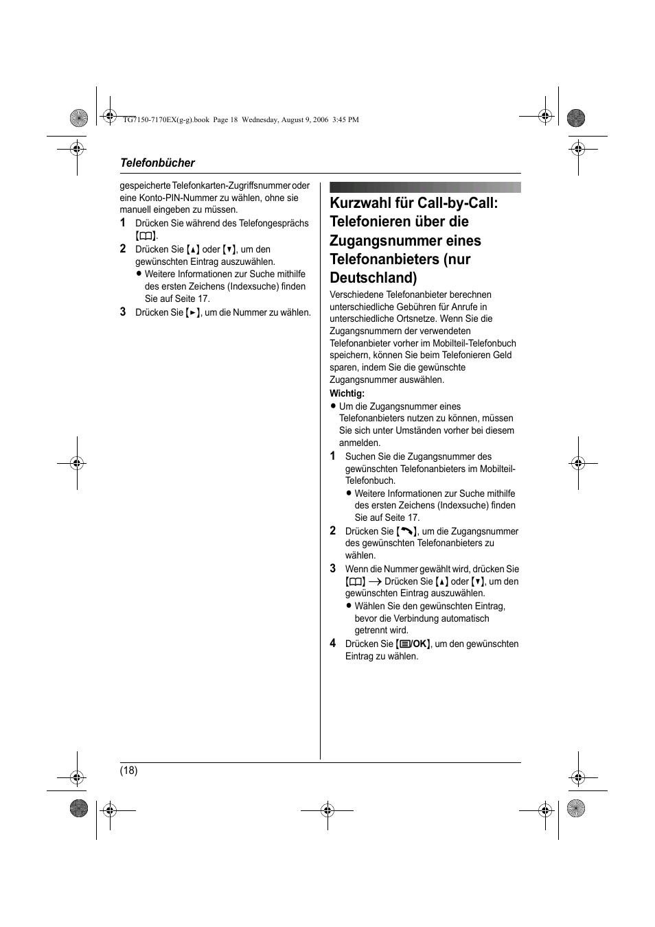Panasonic KXTG7150EX User Manual | Page 54 / 216