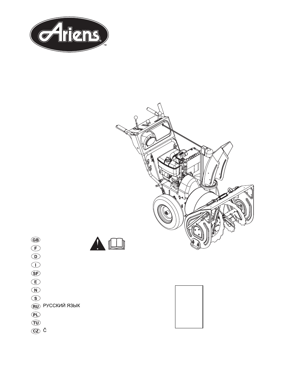 Ariens 926102-ST11528LE User Manual | 36 pages